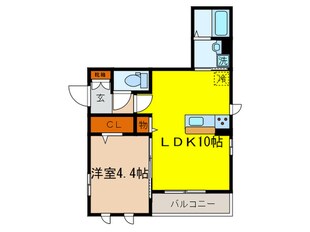 コンフォ－ルSの物件間取画像